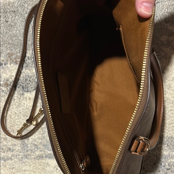 Coach Brown Signature Handbag - Picture 4 of 7